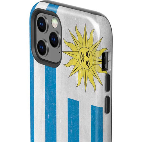 Uraguay Flag Distressed iPhone 12 Pro Impact Case
